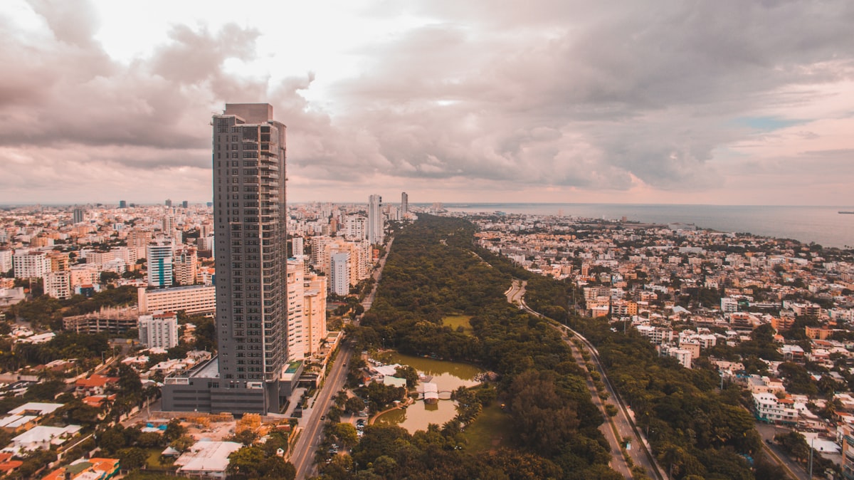 Vista aérea de Santo Domingo